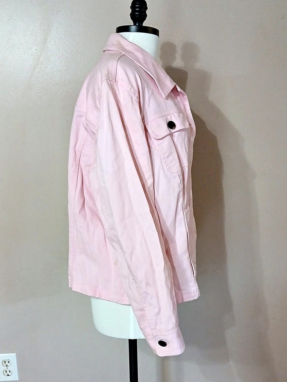 Pink Utility Jacket Like New - Picture 2 of 3